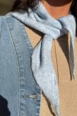 Jonti Knit Neckerchief Light Denim Marl